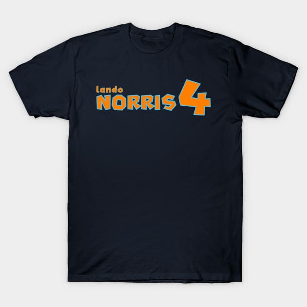 Lando Norris '23 T-Shirt by SteamboatJoe